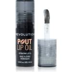 Revolution Beauty Pout Lip масло от нар с хидратиращ ефект цвят Midnight Black 4.6ml