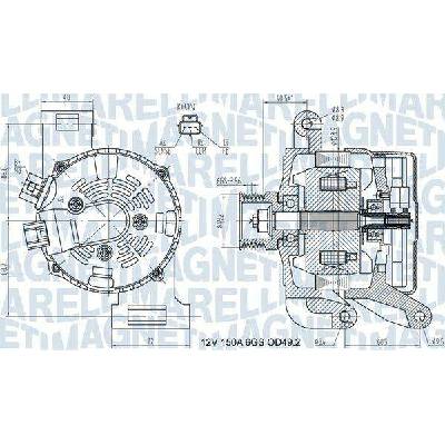 Generátor MAGNETI MARELLI 063731575010