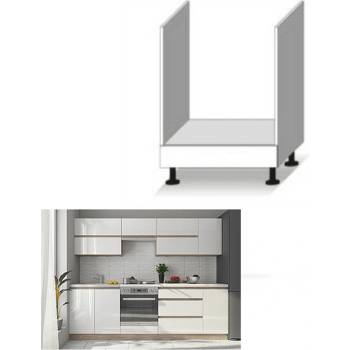 Долен шкаф за фурна Line супер гланц бял HG