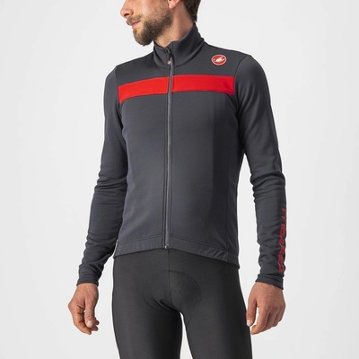 Castelli Puro 3 dark grey/red