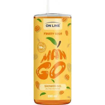 On Line Fruity Shot sprchový gél mango,390 ml