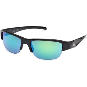 Adidas Мъжки очила за колоездене Adidas eyewear ES0006 Mirror S3 Cycling glasses - Shiny Black / Green Mirror - размер One Size (205-7202-0411)