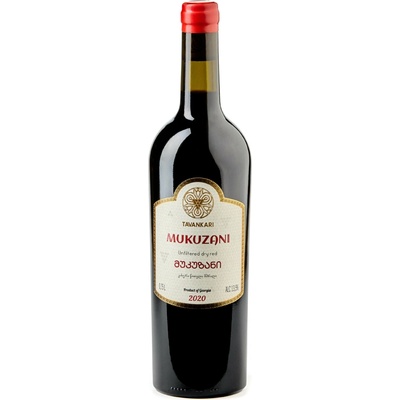 Tavankari Červené Mukuzani gruzínské suché červené 2020 12,5% 0,75 l (holá láhev)