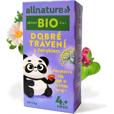 Allnature BIO Dobré trávení s fenyklem 20 x 1,5 g – Zboží Dáma