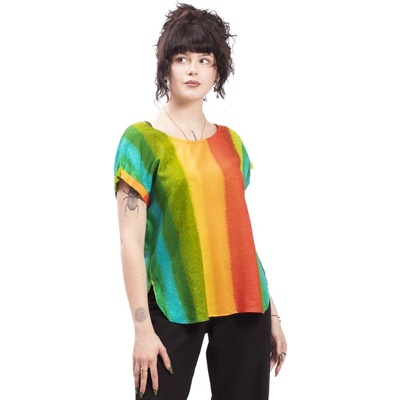 Dámské triko s krátkým rukávem Sarita rainbow