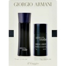 Giorgio Armani Black Code EDT 75 ml + balzám po holení 75 ml + sprchový gel 75 ml dárková sada