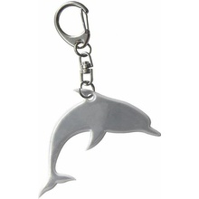 Prívesok na kľúče Reflexný Profilite DOLPHIN KEY REFLEX SILVER sivá