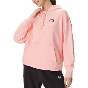 PUMA Downtown Oversized Graphic Hoodie Pink
