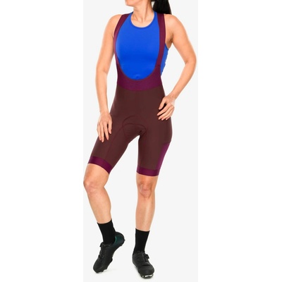 Montura dámské Rando Cycling Bibshort wine red