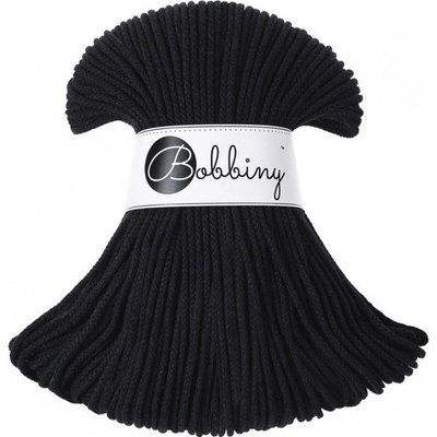 Bobbiny bavlněná šňůra JUNIOR 3mm black