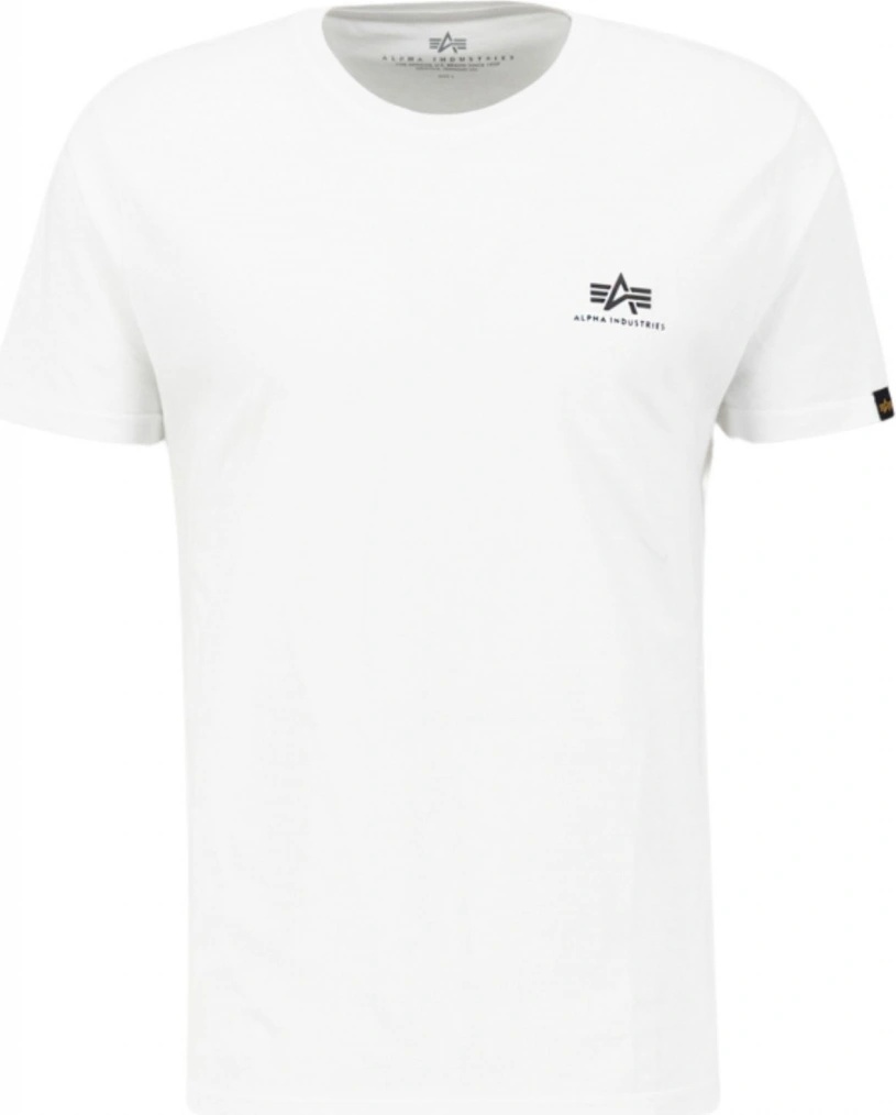 Alpha industries Basic small logo white
