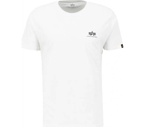 Alpha industries Basic small logo white