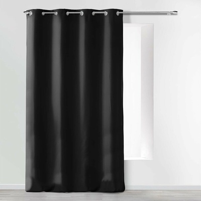 Čierny záves z mikrovlákna 140x280 cm Absolu – douceur d'intérieur