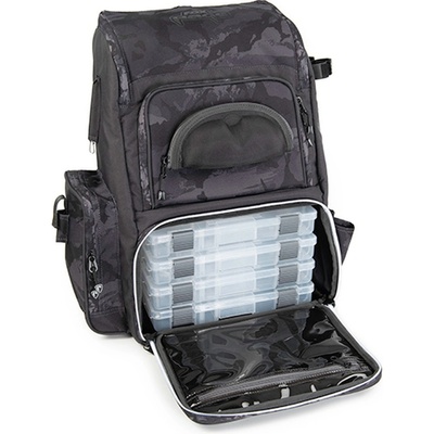 Fox Batoh Rage Voyager Camo Rucksack + 4 krabičky