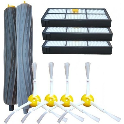 NipponCEC iRobot Roomba 980 sada kartáčů, bočních kartáčků a filtrů 9 ks