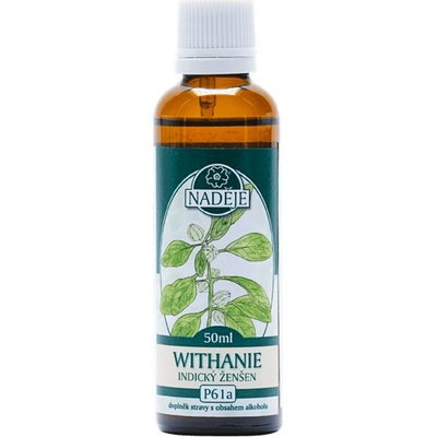 Naděje Withania somnifera tinktúra z púčikov P61 50 ml