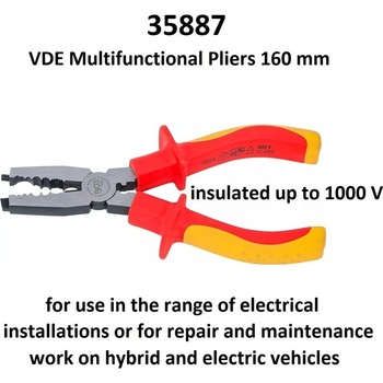 BGS technic Мултифункционални vde клещи 160 мм ; bgs 35887