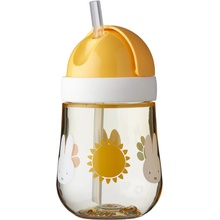Mepal Mio Miffy Explore žlutý plastový kelímek hrnek pro děti s brčkem 300 ml