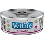 Farmina Vet Life Struvite - пълноценна диетична консерва за котки за разтваряне на фосфатни камъни и за намаляване на рецидивиращото образуване на фосфатни камъни - 0, 85 кг, Италия - PVT085004