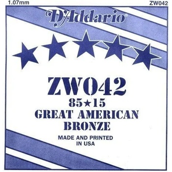 D'Addario ZW042 Единична струна за китара (ZW042)