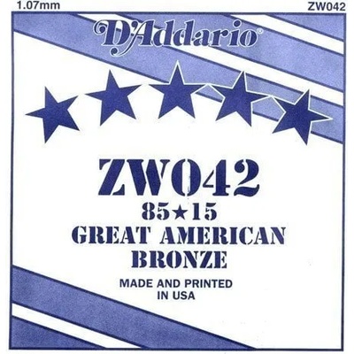 D'Addario ZW042 Единична струна за китара (ZW042)