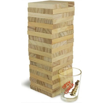 Alkoholová věž s panáky