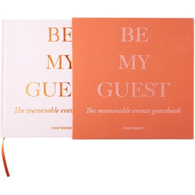 Kniha návštěv Printworks rez/růžová – Zbozi.Blesk.cz