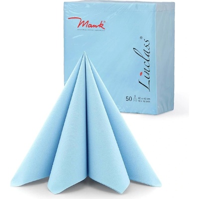 Mank servítky Airlaid light blue 40x40cm 50ks