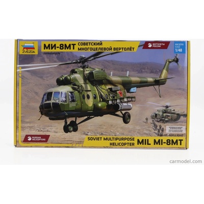 Zvezda Helicopter Mil Mi-8mt Soviet Multipurpose Helicopter Military 1967 1:48