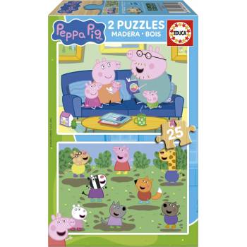 Educa - Puzzle 2x25 Peppa Pig - 40 - 99 piese
