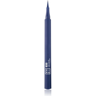 3INA The Color Pen Eyeliner очна линия в писалка цвят 830 - Navy blue 1ml