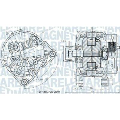 generátor MAGNETI MARELLI 063732058010