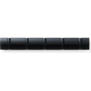 Umbra Черна стенна закачалка от тополово дърво Flip - Umbra (318850-040)