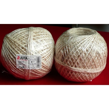 Špagát Juta, sisal, 2000 tex 250g, priemer 2 mm, dľžka 125 m, zaťaženie 32 kg