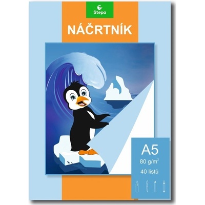 Stepa Náčrtník A5 40 listů STP