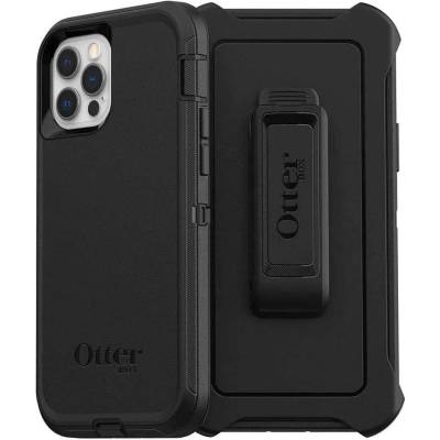 OtterBox Defender Case - изключителна защита за iPhone 12 Pro Max (черен)(bulk)