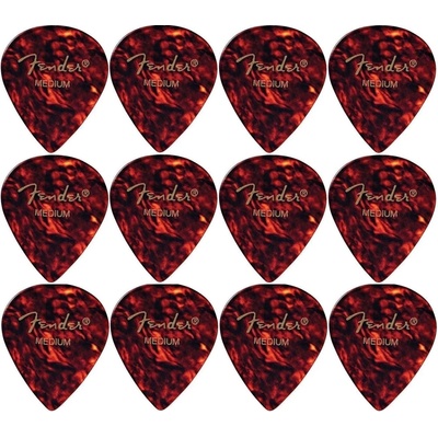 Fender 551 Shape Classic Celluloid Picks M 12 Перце за китара (1980551800)