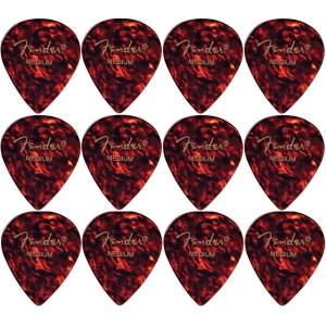 Fender 551 Shape Classic Celluloid Picks M 12 Перце за китара (1980551800)