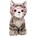 Studio Pets Плюшена играчка Studio Pets - Британско коте с очила, Пейдж (6245-5)