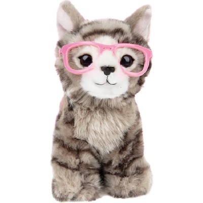 Studio Pets Плюшена играчка Studio Pets - Британско коте с очила, Пейдж (6245-5)