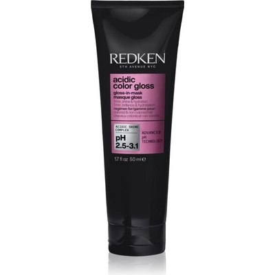 Redken Acidic Color Gloss Gloss-in-Mask подхранваща и хидратираща маска за коса за блясък и мекота на косата 50ml