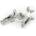 Kiotos Ball Tip Nipple Clamps Silver
