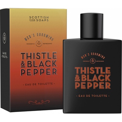 Scottish Fine Soaps Černý pepř a ostropestřec toaletní voda pánská 100 ml