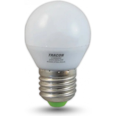 Tracon electric LED žiarovka E27 5W neutrálna biela