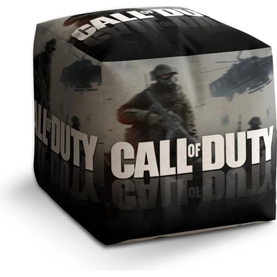 Sablio Taburet Cube Call of Duty Vrtuľník: 40x40x40 cm