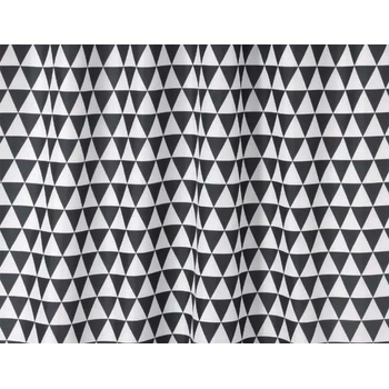 Image 1 of BISK ЗАВЕСА ЗА БАНЯ ТЕКСТИЛ 180х200 ЧЕРНО-БЯЛ РОМБ (71106880)