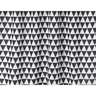 BISK ЗАВЕСА ЗА БАНЯ ТЕКСТИЛ 180х200 ЧЕРНО-БЯЛ РОМБ (71106880)