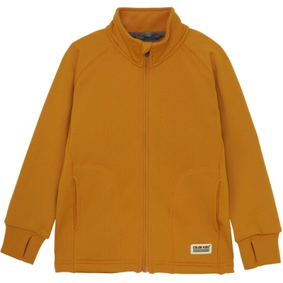 Color Kids Fleece Jacket Brushed inside-3042-Marmalade oranžová