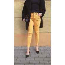 P.O.P. SEVEN Žluté skinny jeans T631-5