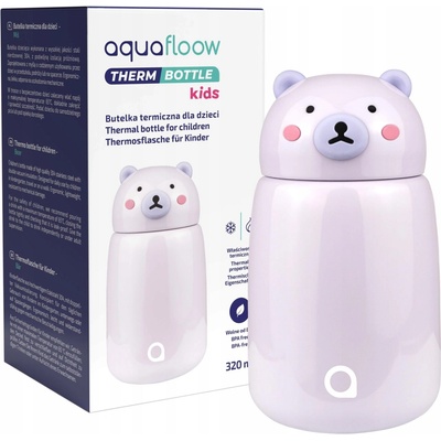 AquaFloow Thermbootle kids termoska pro děti 320 ml Medvídek